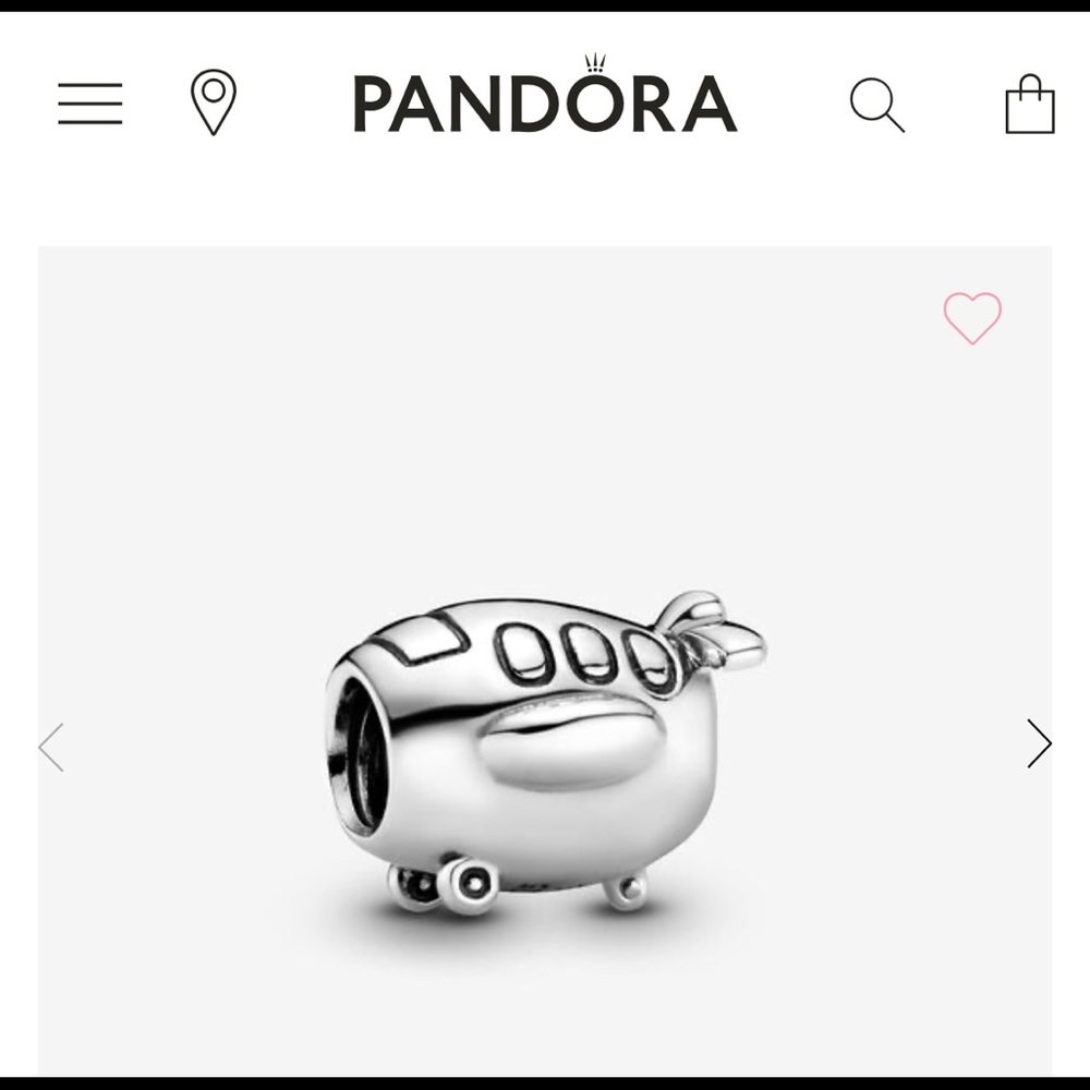 Pandora Airplane ✈️ Charm